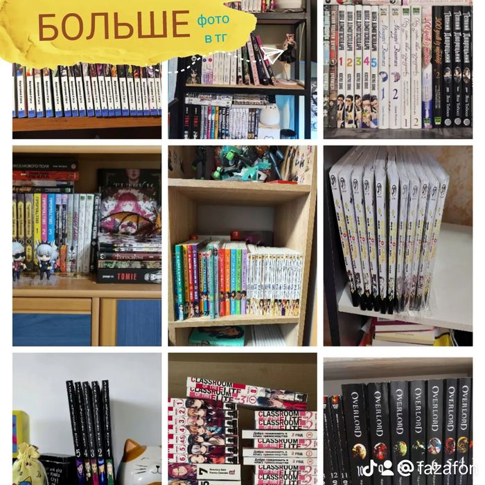 Очень много манга ранобэ