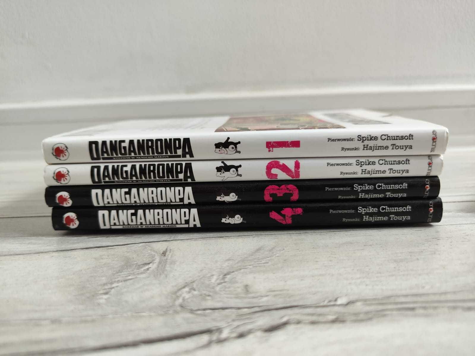 Książki DANGANRONPA od 1 do 4 - kolekcja