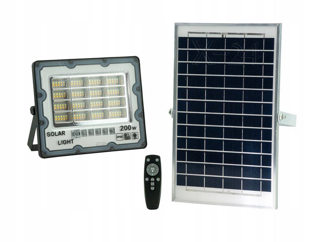 HALOGEN Lampa SOLARNA LED 100W 200W 400W 600W Uliczna z Pilotem