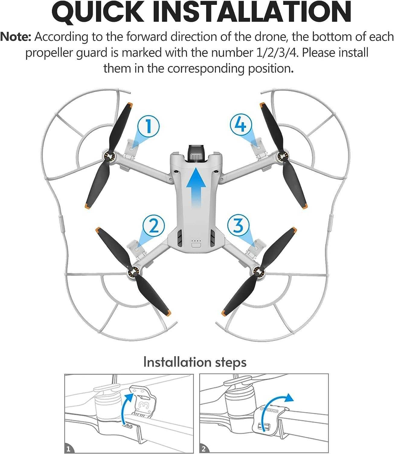 STARTRC osłona śmigła ochraniacz do DJI mini 3 PRO