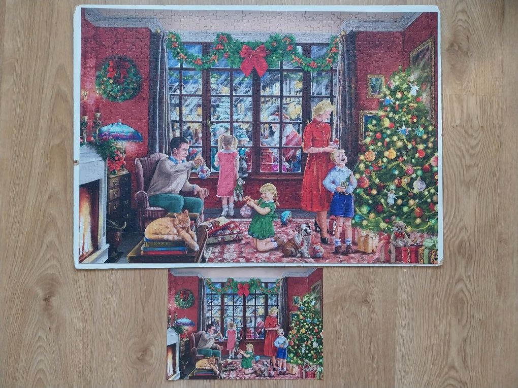 Puzzle 2x1000 Falcon Letters for Santa/Listy od Mikołaja