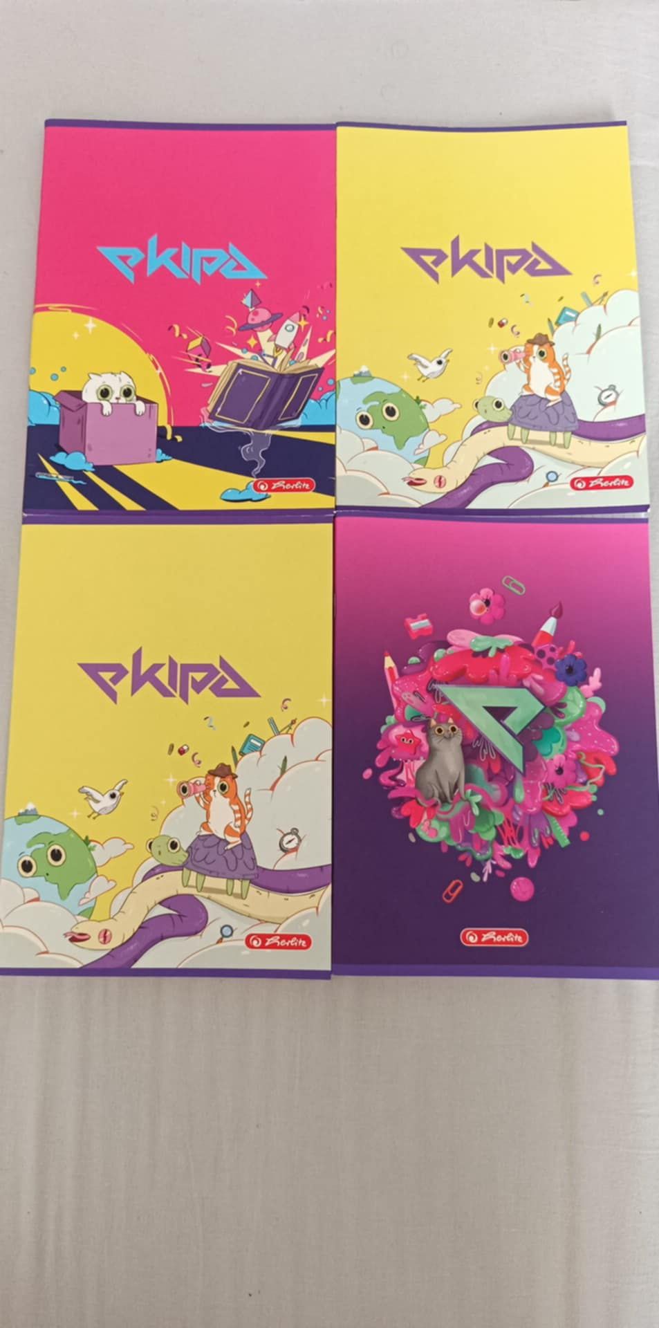 4x Zeszyt Ekipa 60 kartek