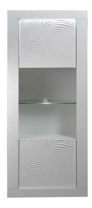 Vitrine sala de jantar com luzes LED