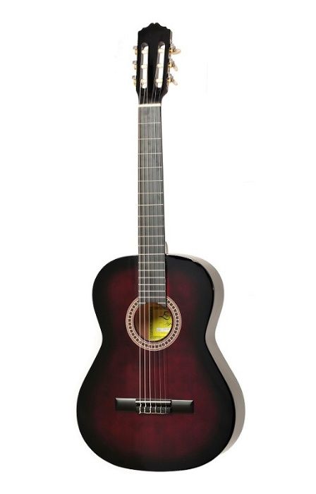 Gitara klasyczna Ever Play EV-127 4/4 czerwona