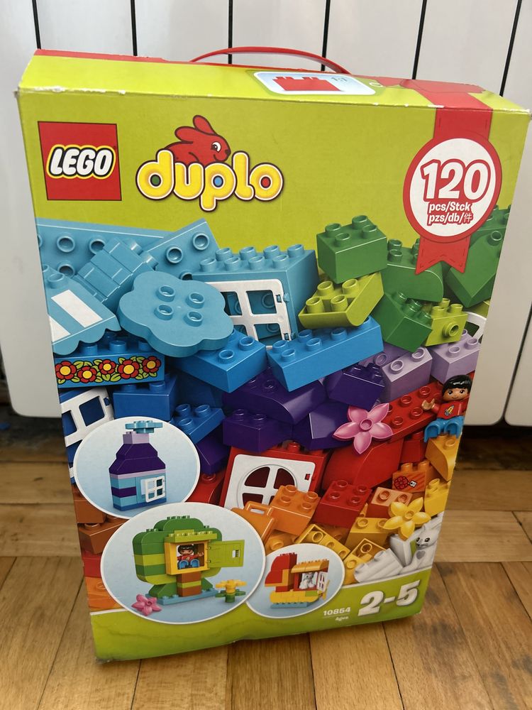 Lego duplo 10854 domki stan bdb pudełko