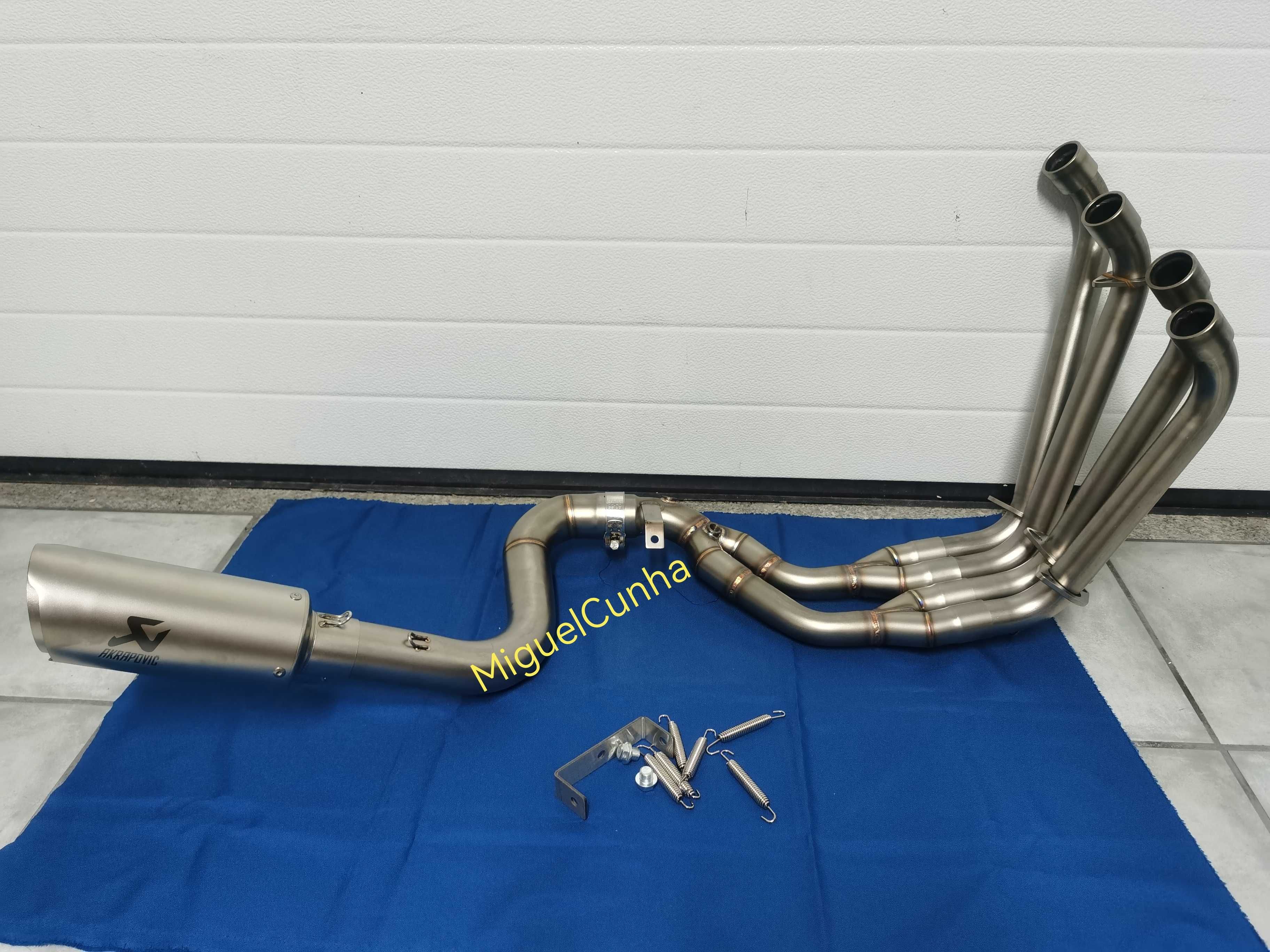 Linha completa escape Honda CB650_ 2025 (2 sensores)