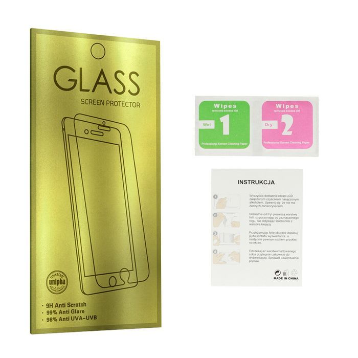 Hartowane szkło Gold do IPHONE 12 PRO MAX