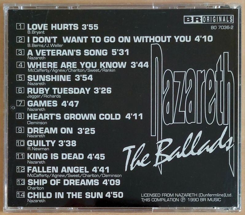 CD Nazareth - The Ballads