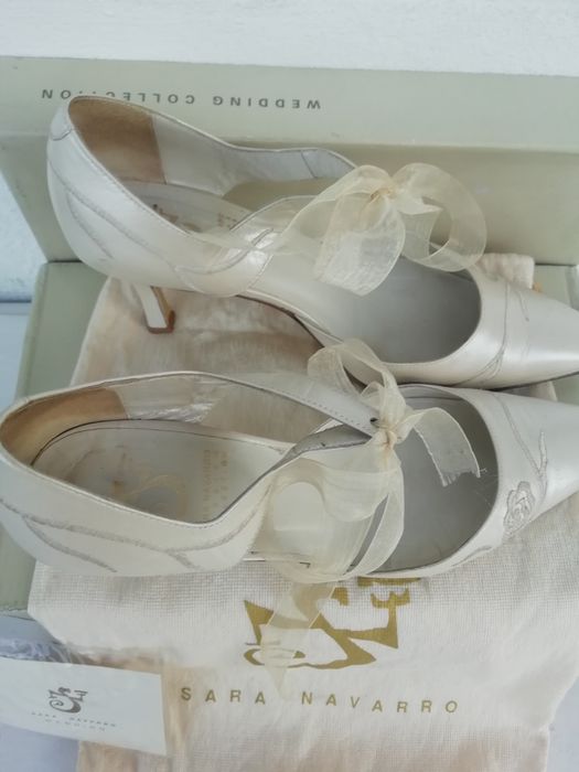 Sapatos de casamento Sara Navarro Spain