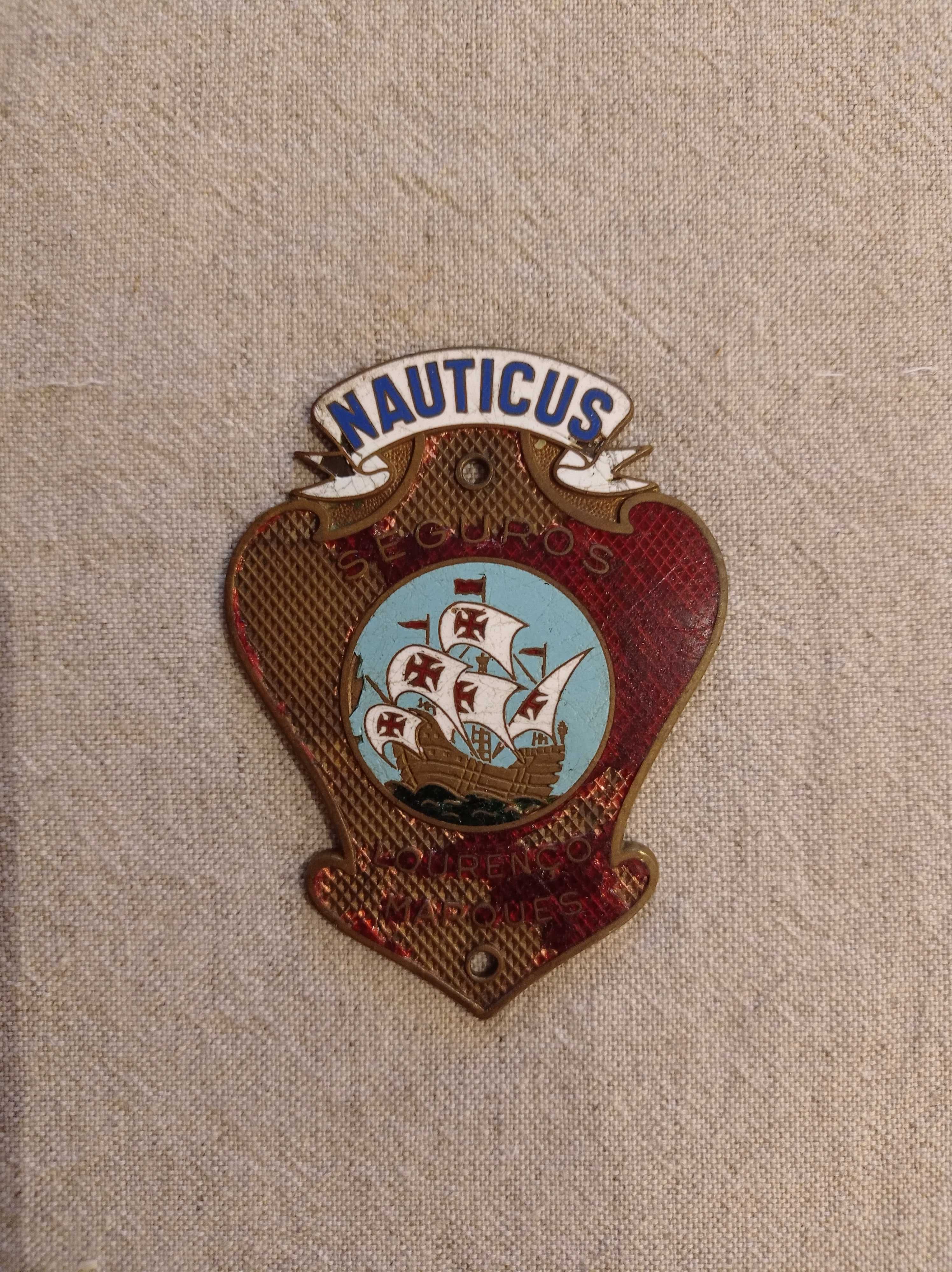 Placa de seguro Nauticus - Lourenço Marques