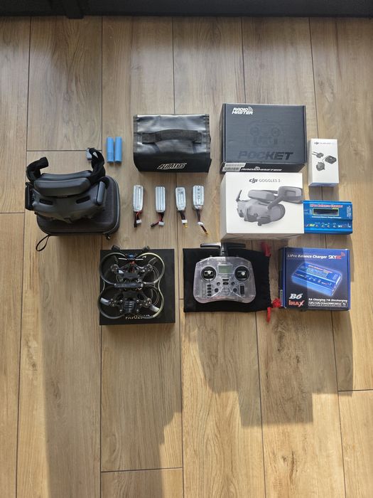 Zestaw fpv pavo 25 v2 dji o4 dji goggles 3