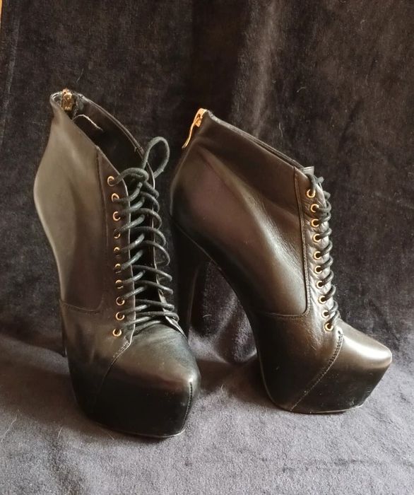 Kazar botki szpilki na platformie 39