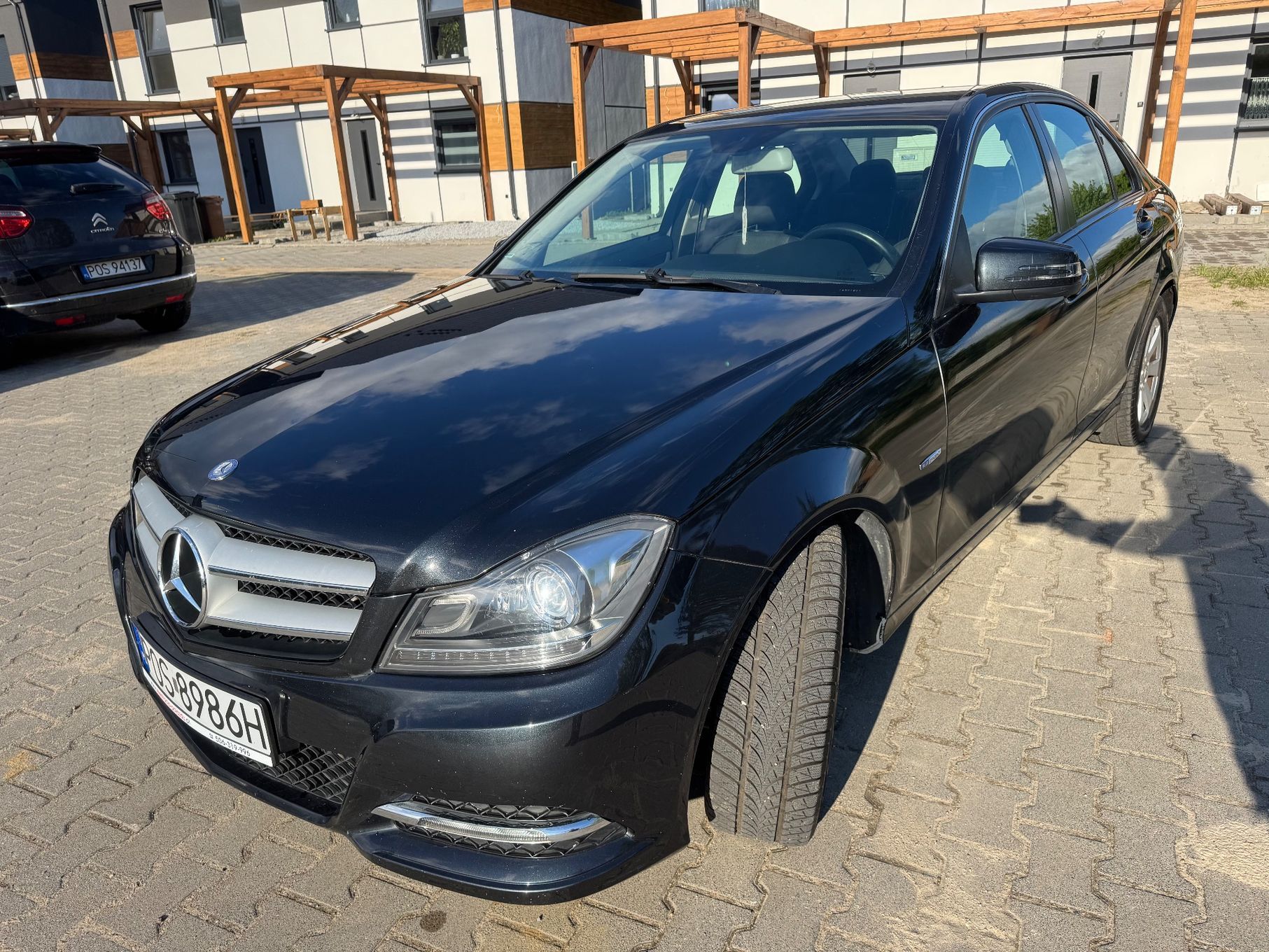 Mercedes-Benz Klasa C 152tys.km LIFT klimatyzacja tempomat nawigacja NOWE TARCZE I KLOCKI