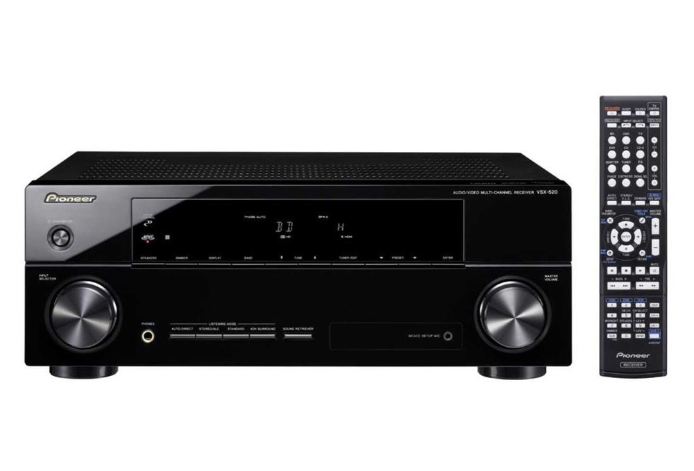 Głośny Zestaw Audio 5.1 Pioneer VSX520K+Pure Acoustics Nova 8 + SUB 12
