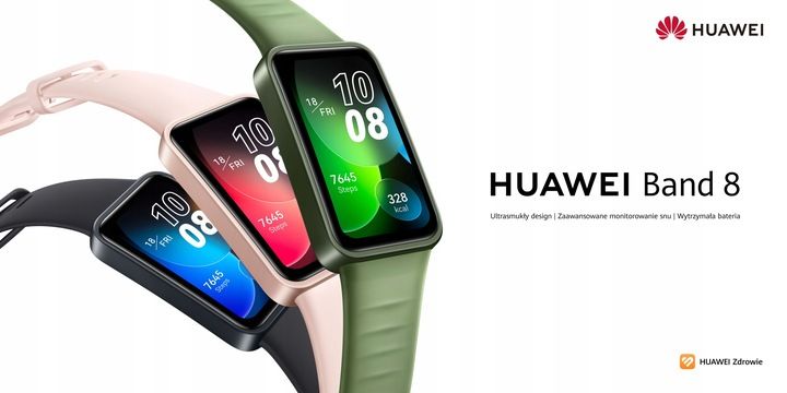 Smartband Smartwatch Opaska Huawei Band 8 Czarny