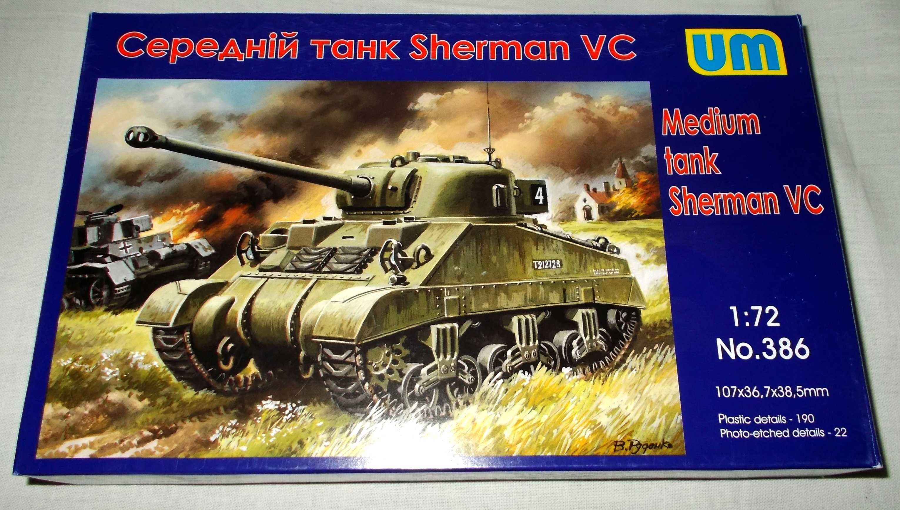 Model czołgu - M4 Sherman Vc Firefly - UM 386 (skala 1:72)