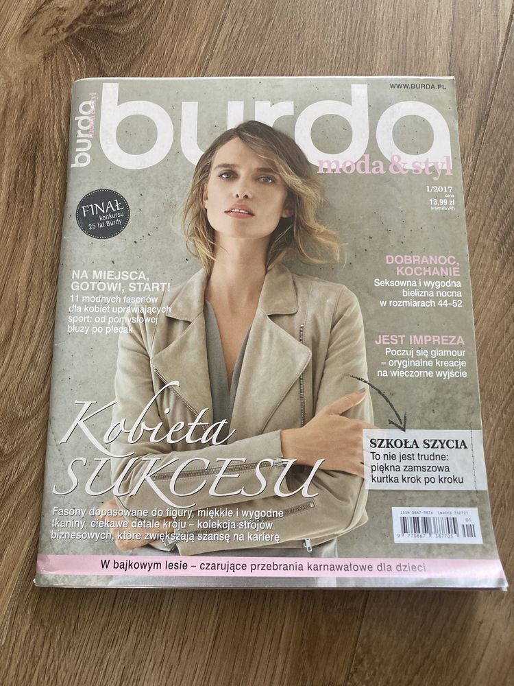 Burda 1/2017 czasopismo nowe