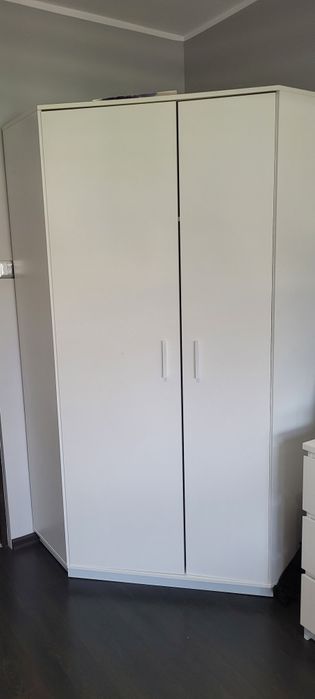 Zestaw mebli Szafa narożna łóżko skrzynia