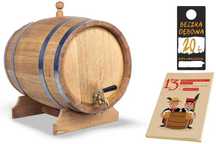 Dębowa beczka 20L na whisky bimber wino nalewki prezent z Atestem PZH