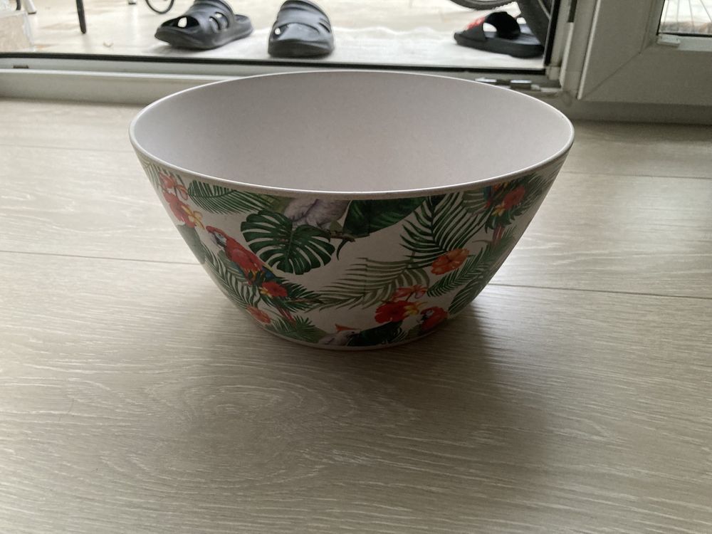 Miska z melaminy z włóknem bambusowym excellent houseware