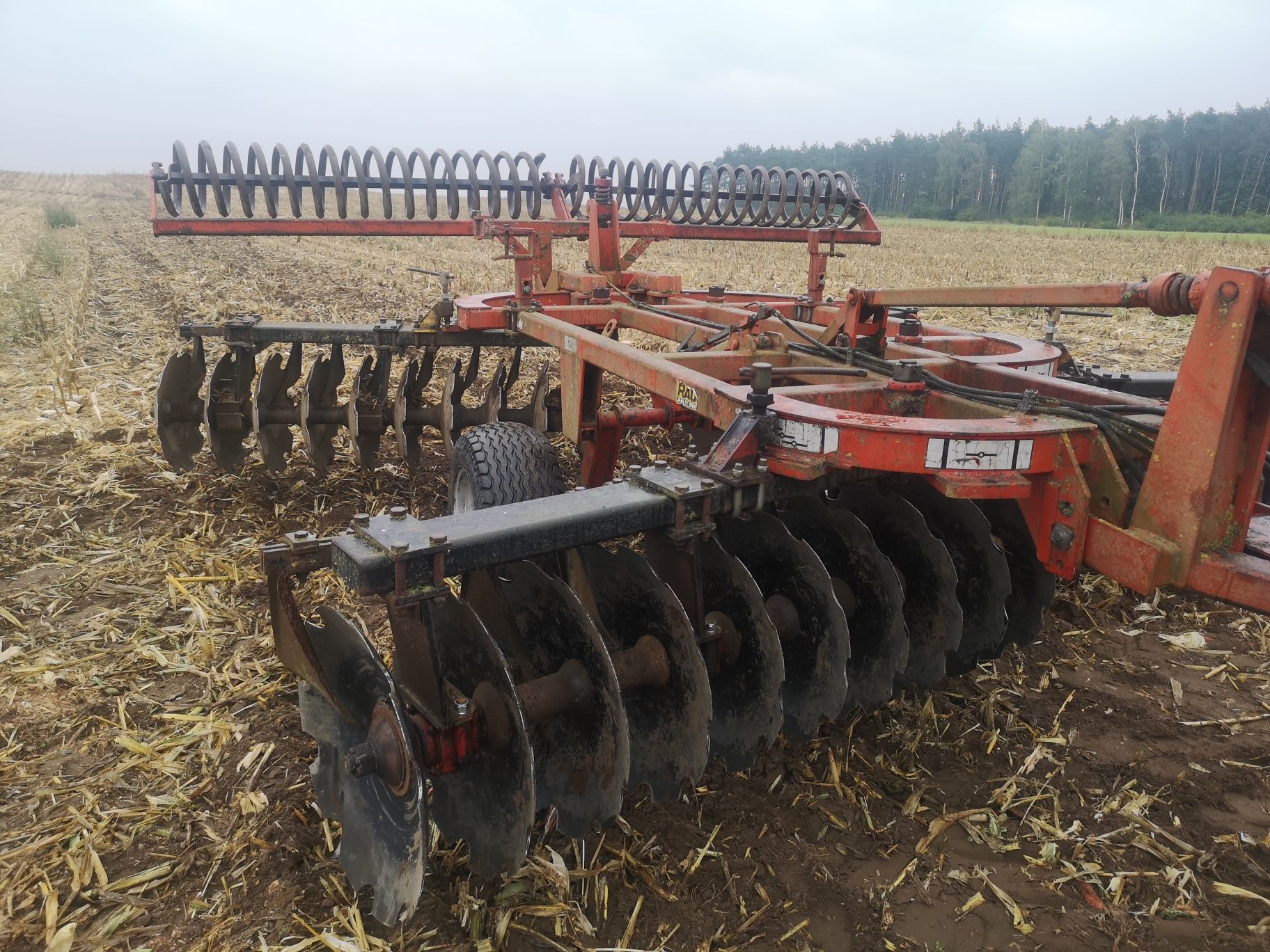 Brona talerzowa rau 5m nowe talerze