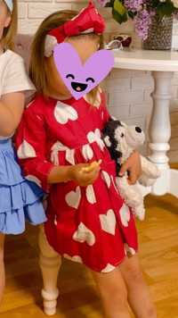 Детское платье на 12-24 месяца. Пошито на заказ в детском ателье.