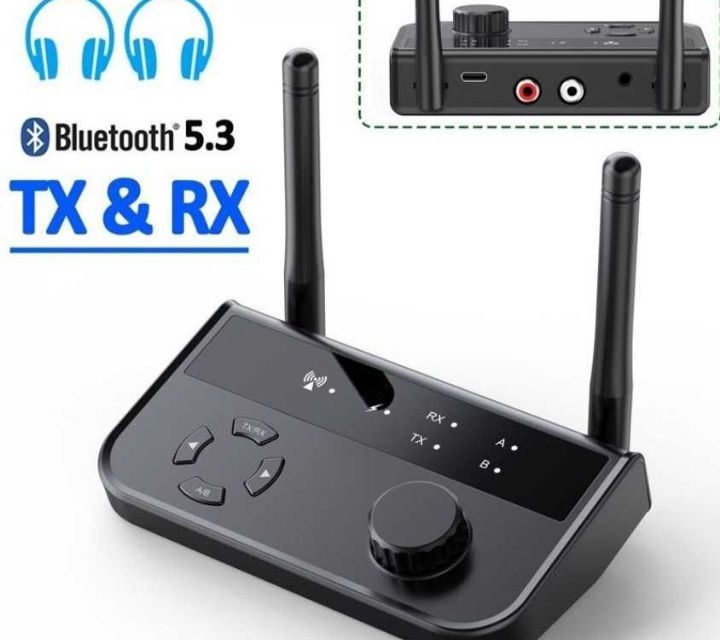 Аудіоадаптер Bluetooth 5.3 приймач-передавач B39 PRO 3.5mm, AUX