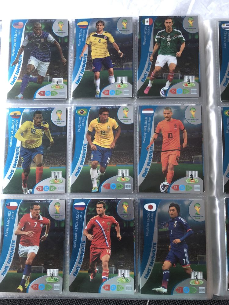 Fans Favourite Karty Panini World Cup Brazil 2014