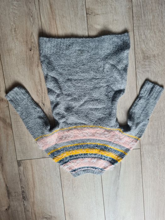 Ciepły sweterek sukienka tunika 86/92