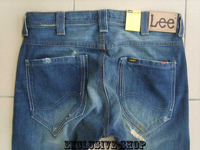 Spodnie męskie Lee Clark Eye dżinsy w stylu vintage W28 L34  pas 76 cm