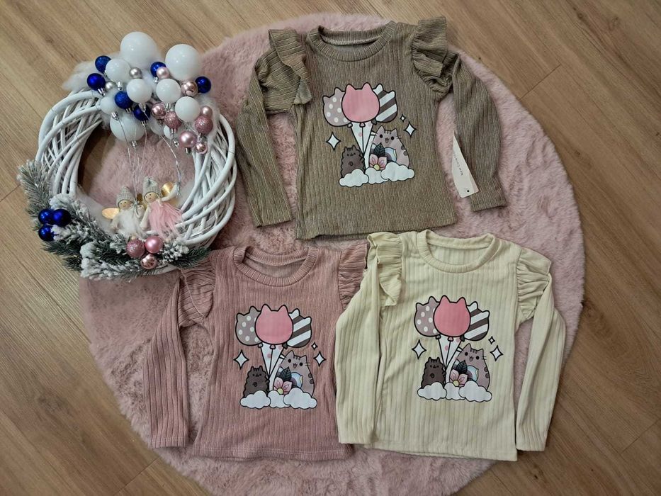 Bluzka Pusheen rozmiar 152/158 brązowa wyprzedaż
