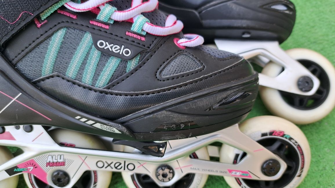 Patins em linha.