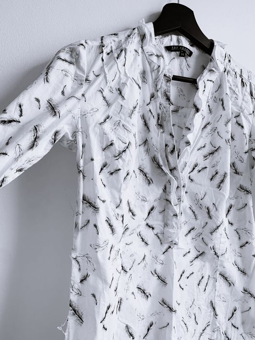 Koszula bawełniana w pióra 34, XS