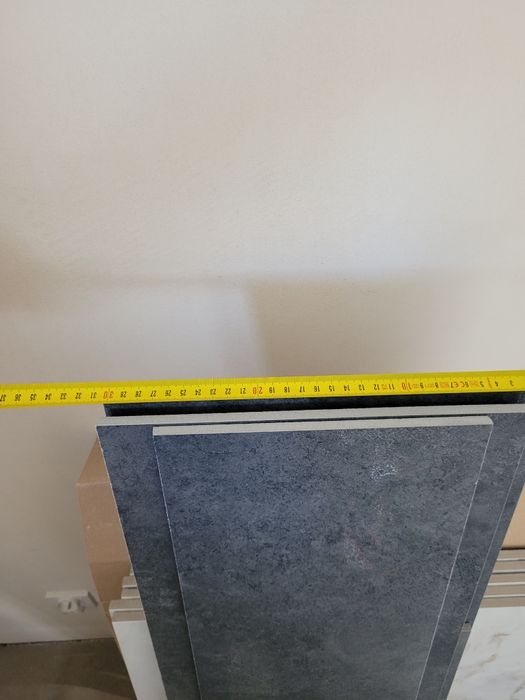 Gres szkliwiony 120x120 cm. Graphite lappato