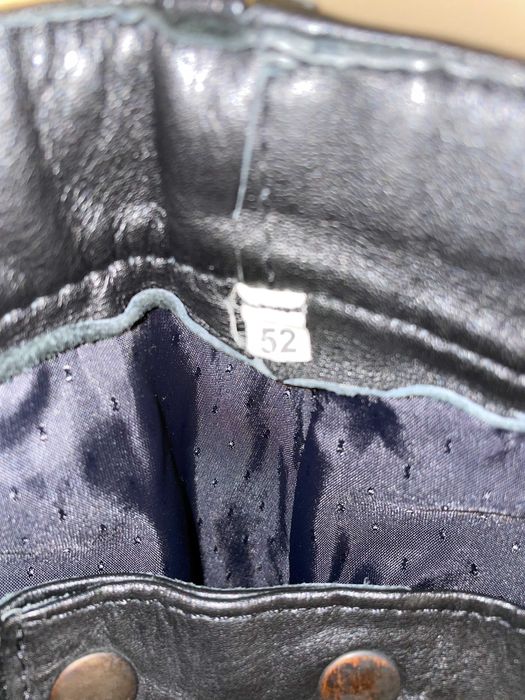 Spodnie motocyklowe skórzane męskie rozmiar 52