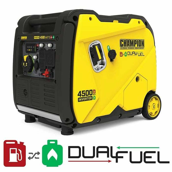 Инверторный генератор двухтопливный CHAMPION C4500iESG GEN2