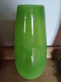 Piękny  wazon Horbowy grube szkło z soczewką