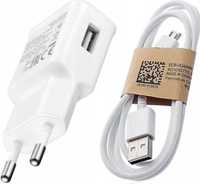 Ładowarka sieciowa DO TELEFONU USB + Kabel micro usb czarny lub biały