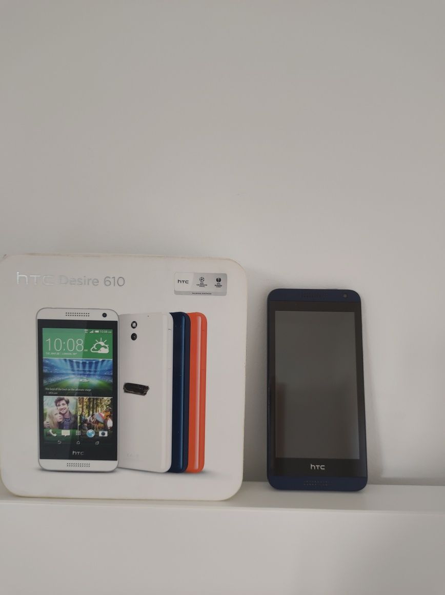 HTC Desire 610 niebieski granatowy smartfon na części z baterią
