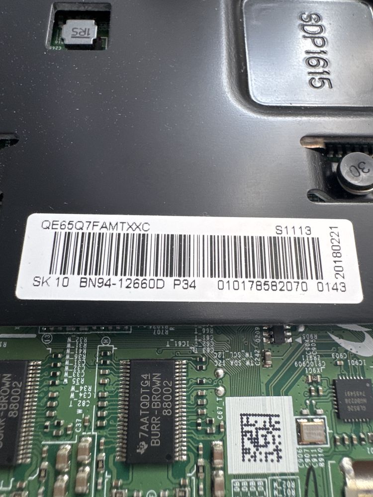 Płyta główna Samsung qe65q7famtxxc