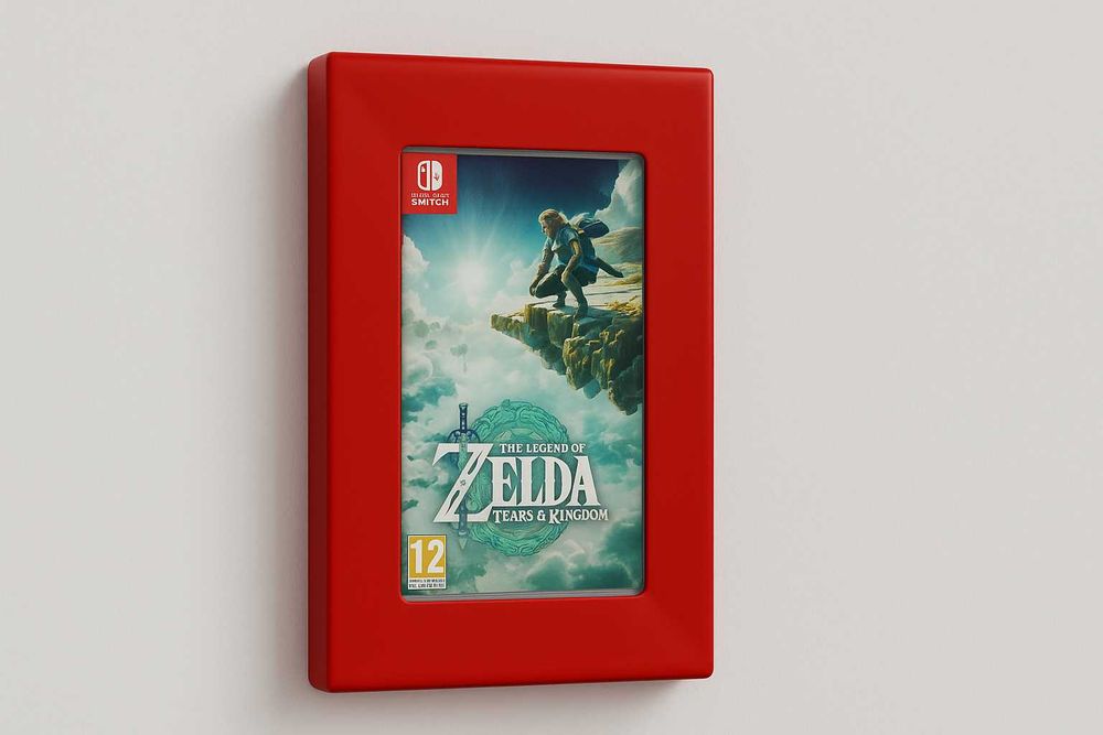 Moldura de parede para jogos Nintendo switch