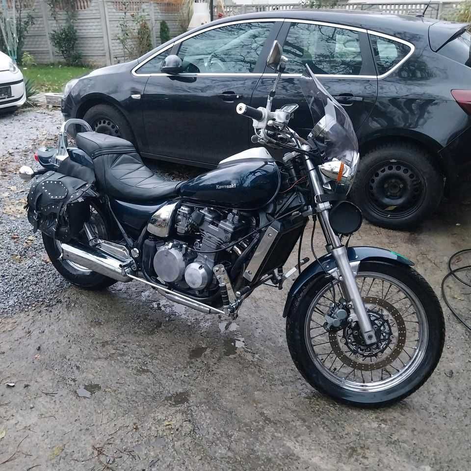 Kawasaki Eliminator 600. Na Niemieckich szyldach