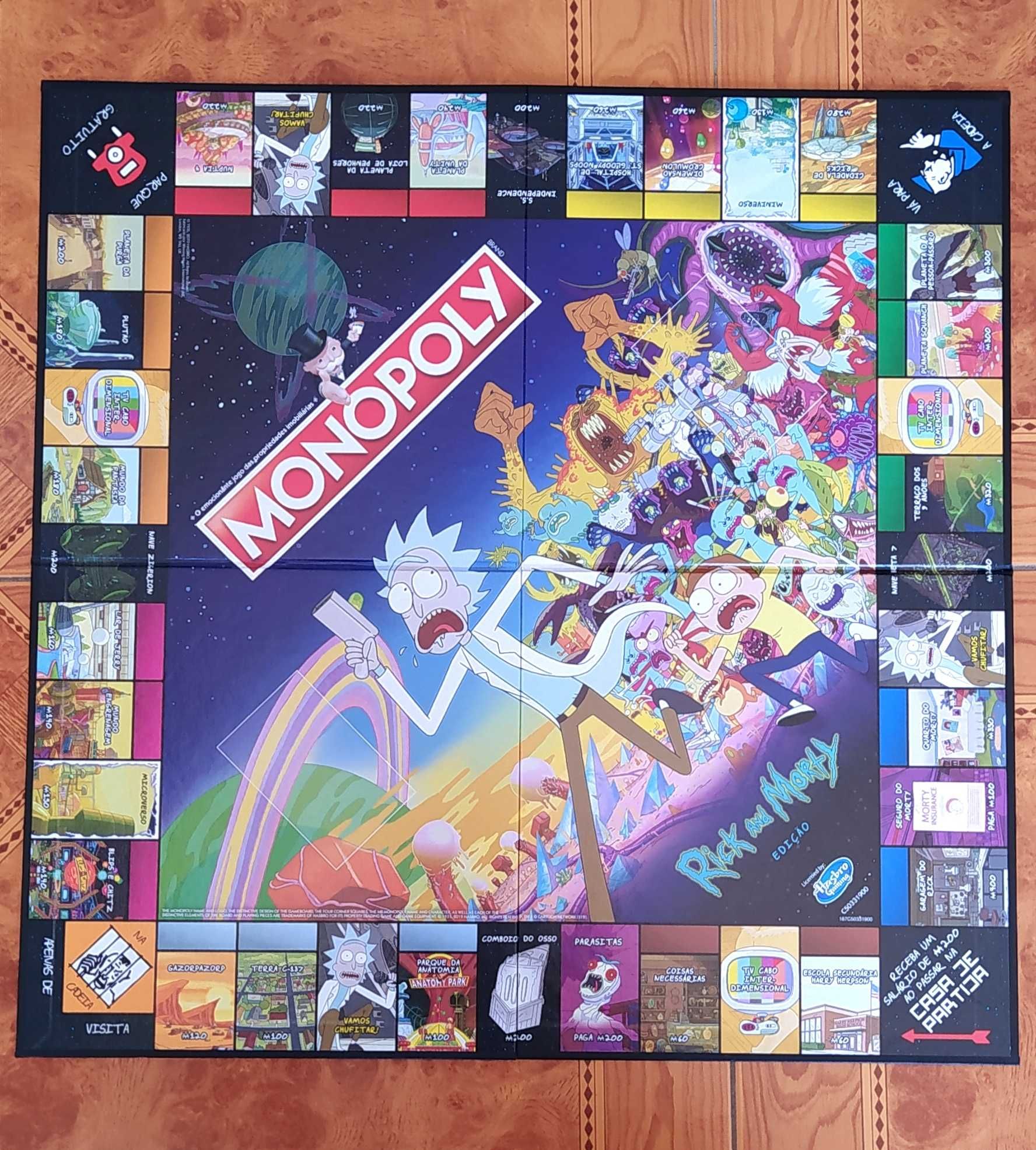 Monopoly - Edição Rick and Morty (como novo)