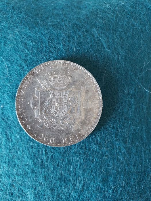Conjunto de moedas Reis, 2 prata e 2 bronze