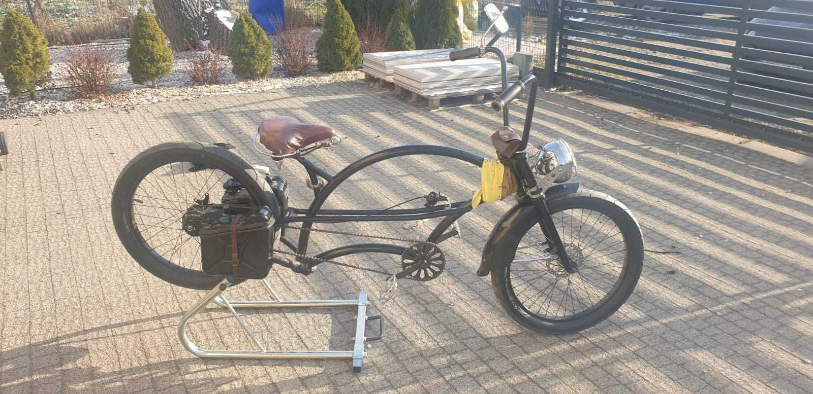 Rower custom na wzór motocykla