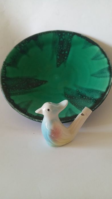 Кувшин  глечик  тарелка чайник майолика керамика ссср