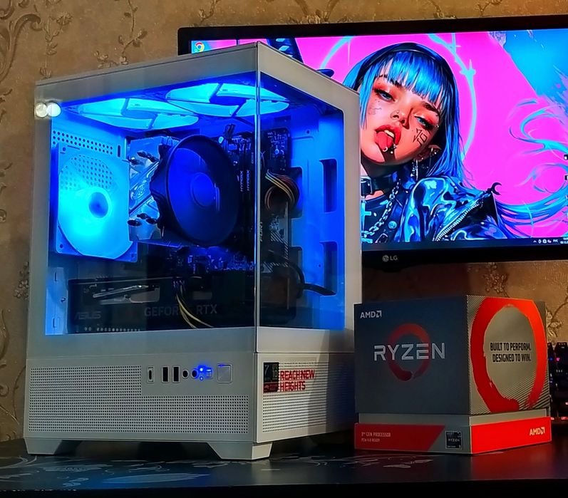 ПК RTX4060/ Ryzen 5 3600/ 16Gb DDR4/ B450 игровой компьютер АМ4