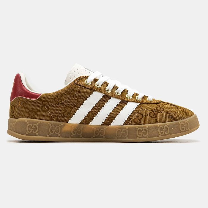 Унисекс замшевые кроссовки Adidas Gazelle Gucci кросівки адидас газель