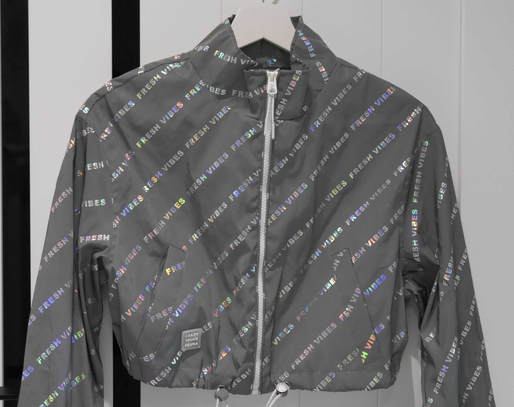 Bershka kurtka świecąca w ciemności 34 XS