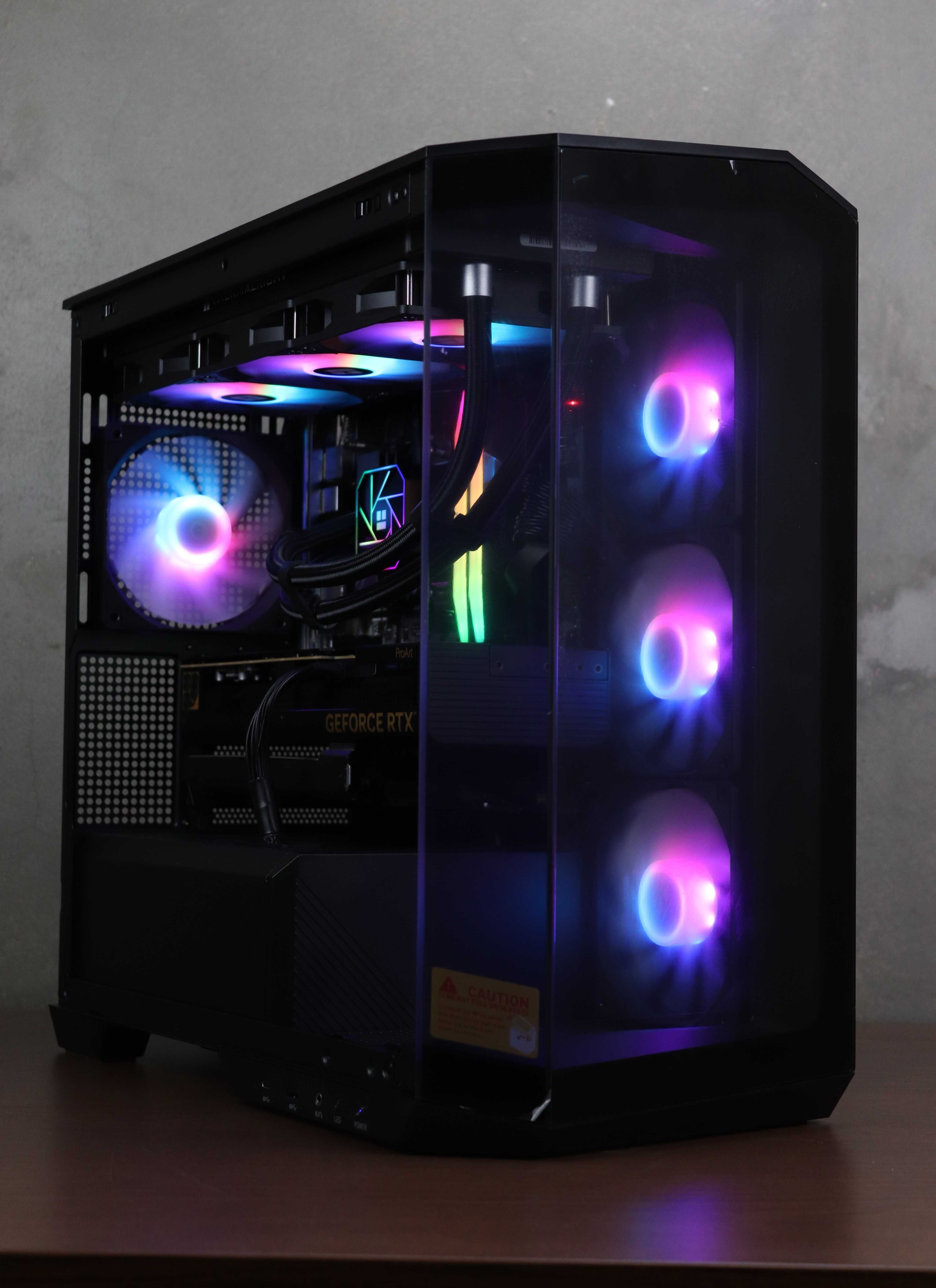 PC Gaming 4K NOVO | RTX 4080 / 7800X3D / 32GB DDR5 / WATER COOLER RGB